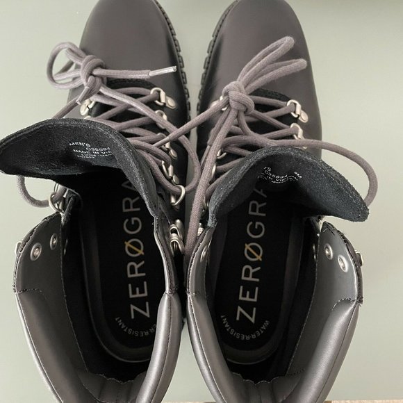 Cole Haan Zerogrand Water Resistant Black Hiker Boot C35594 Men’s Sizes NEW - Picture 7 of 9